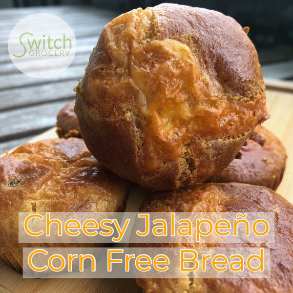 Cheesy Jalapeno Corn "Free" Grain Free Keto Bread SwitchGrocery