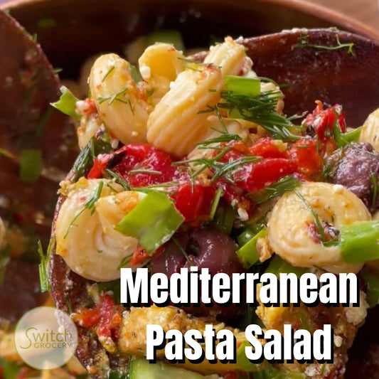 Low Carb Mediterranean Pasta Salad