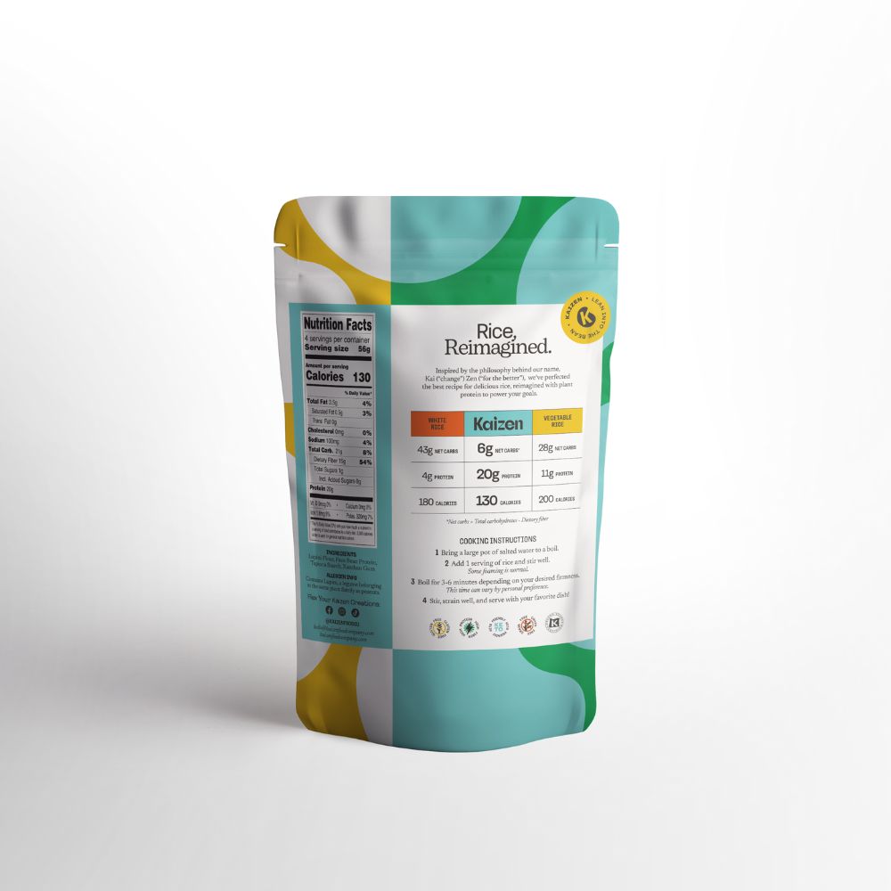 Kaizen Low Carb High Protein Rice Back