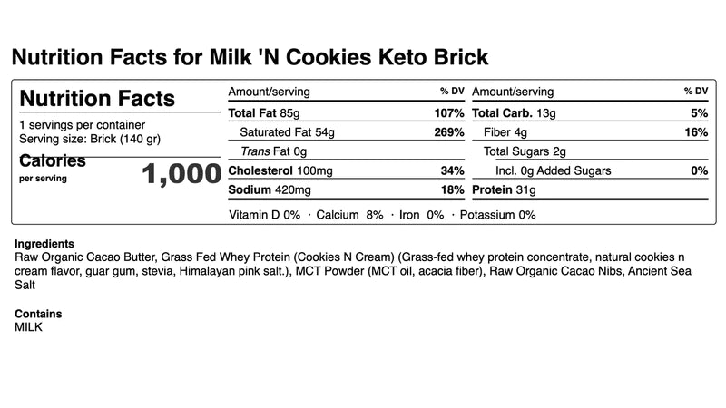 Keto Brick - Variety Pack