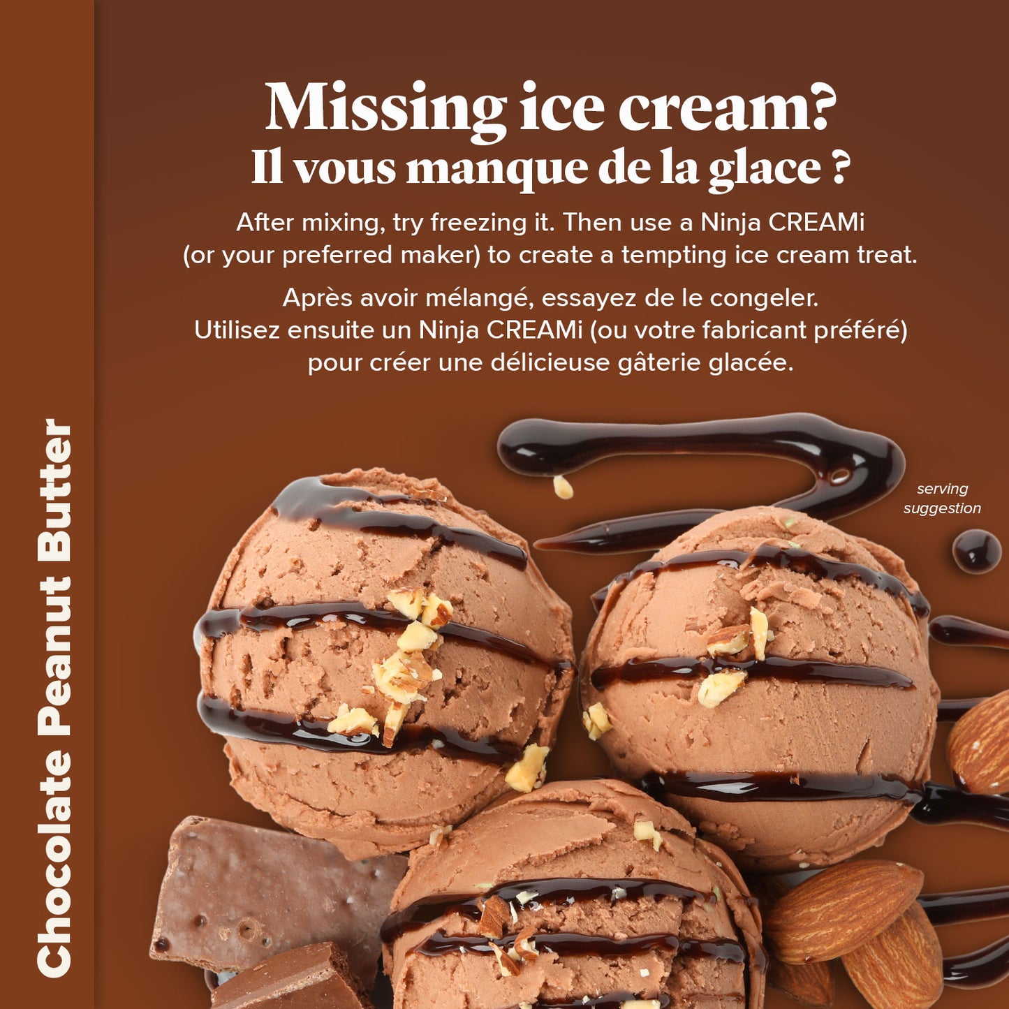 Keto Chow Chocolate Peanut Butter Ice Cream in Canada