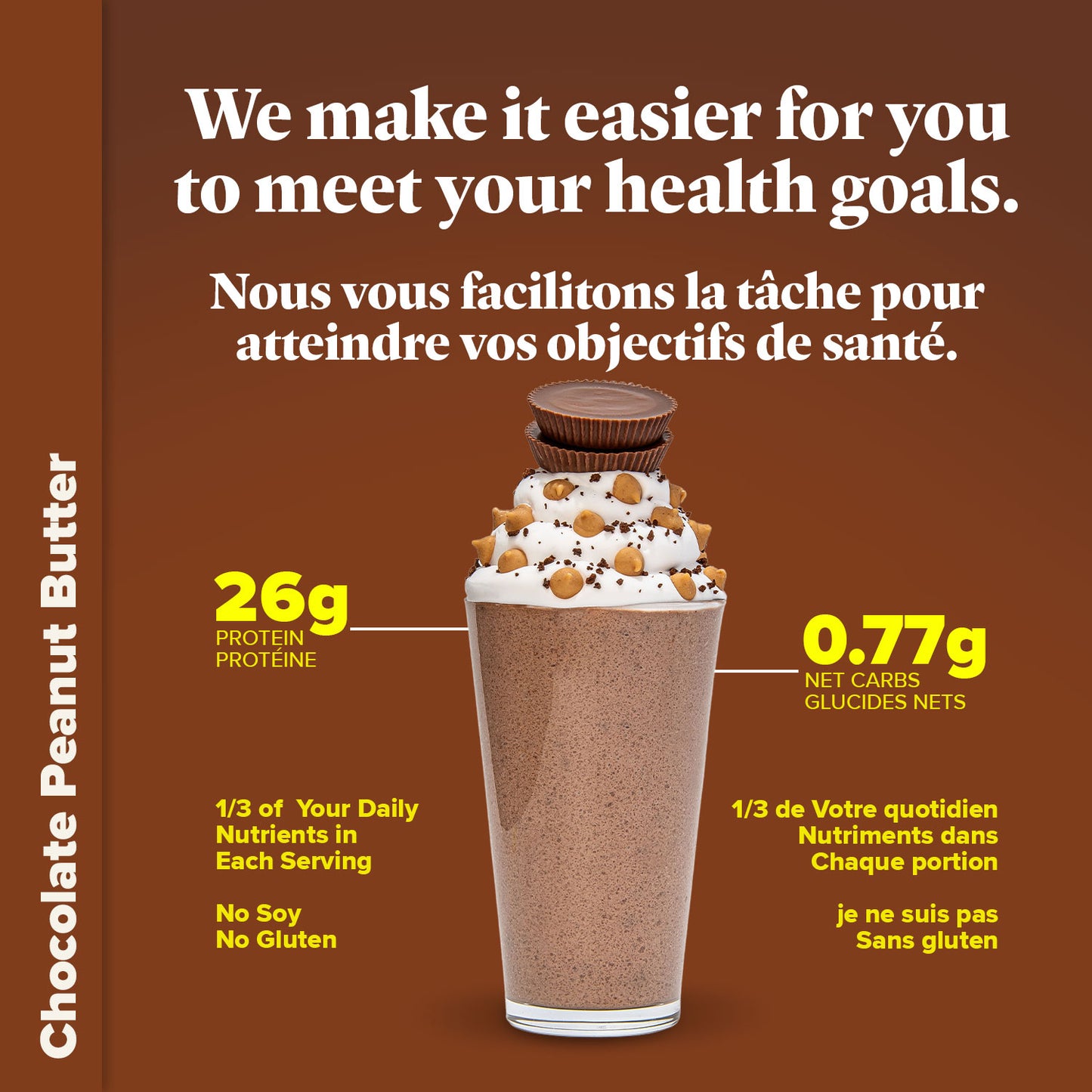 Keto Chow Chocolate Peanut Butter Metrics