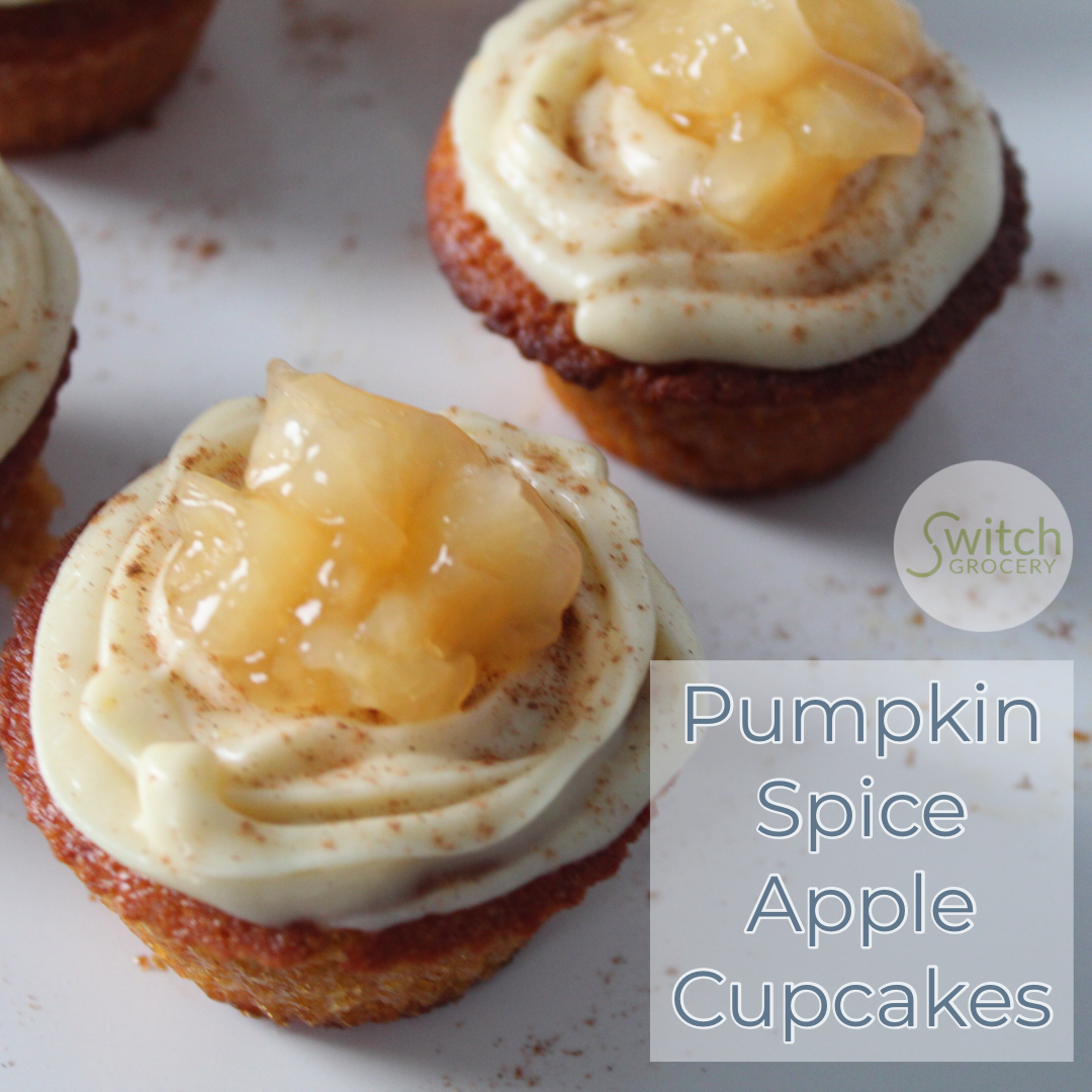 Pumpkin Spice Apple Cupcakes