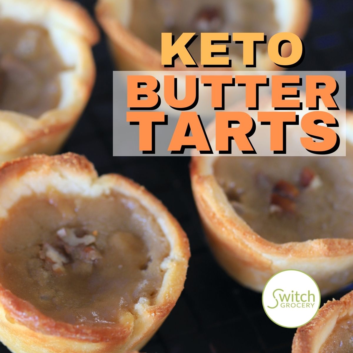 Maple Pecan Keto Butter Tarts