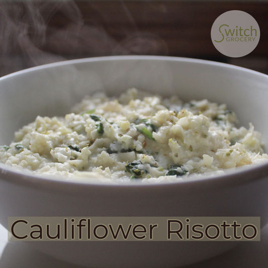 keto low carb cauliflower risotto