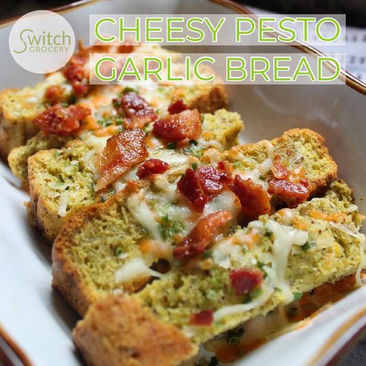 easy low carb keto garlic bread recipe bake in a minute - shop SwitchGrocery Canada