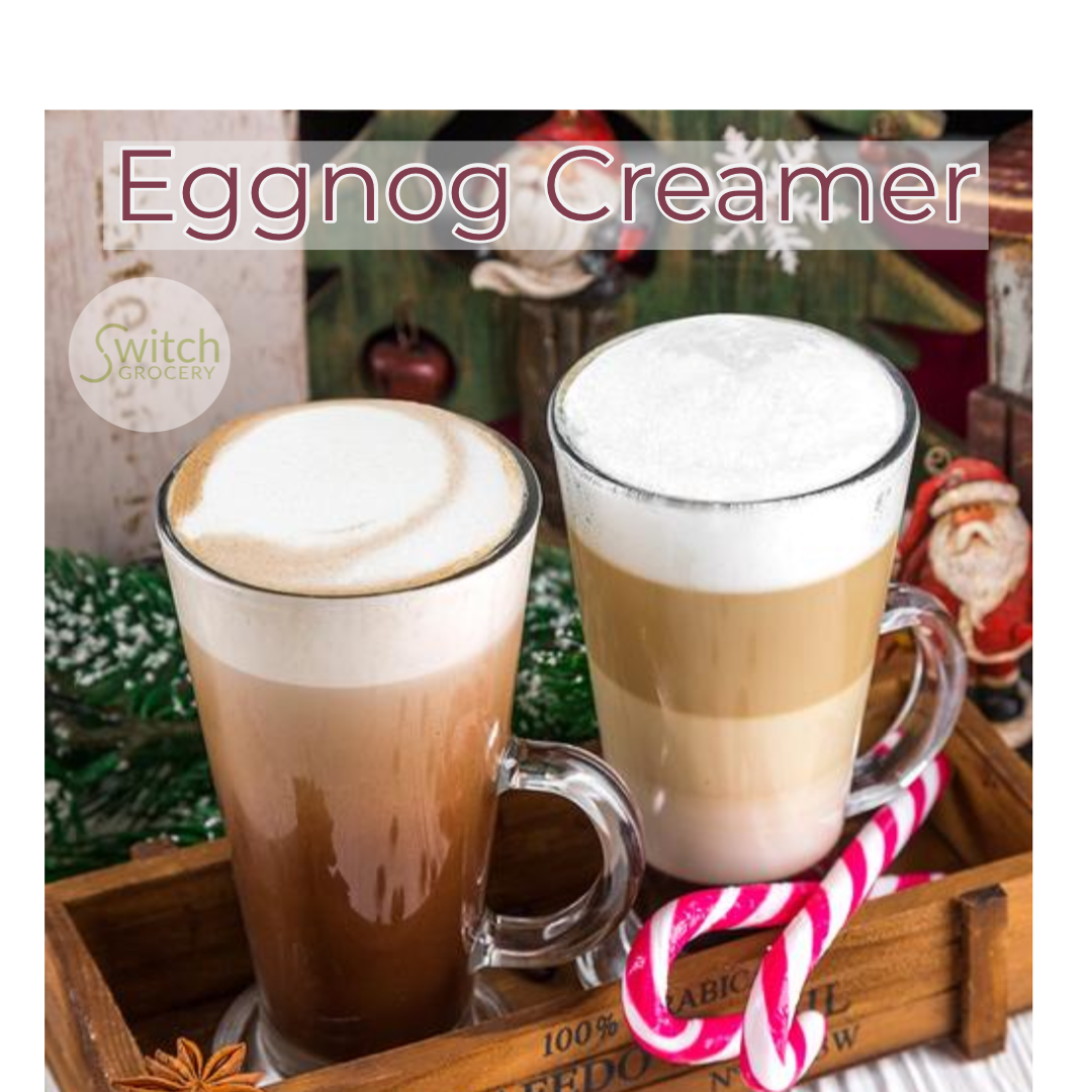 vegan keto eggnog coffee creamer