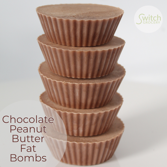 keto chow chocolate peanut butter fat bombs on SwitchGrocery