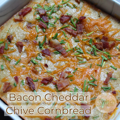 Bacon Cheddar Chive Cornbread