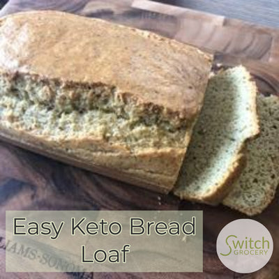 Easy Low Carb, Keto Friendly Bread Loaf
