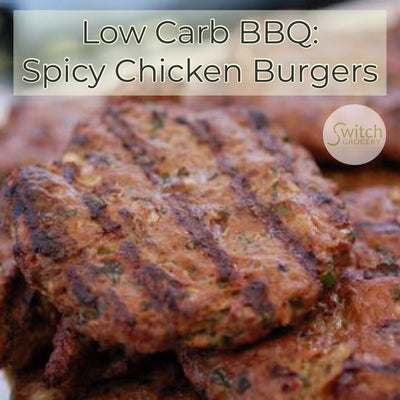 Low Carb BBQ: Spicy Chicken Burgers