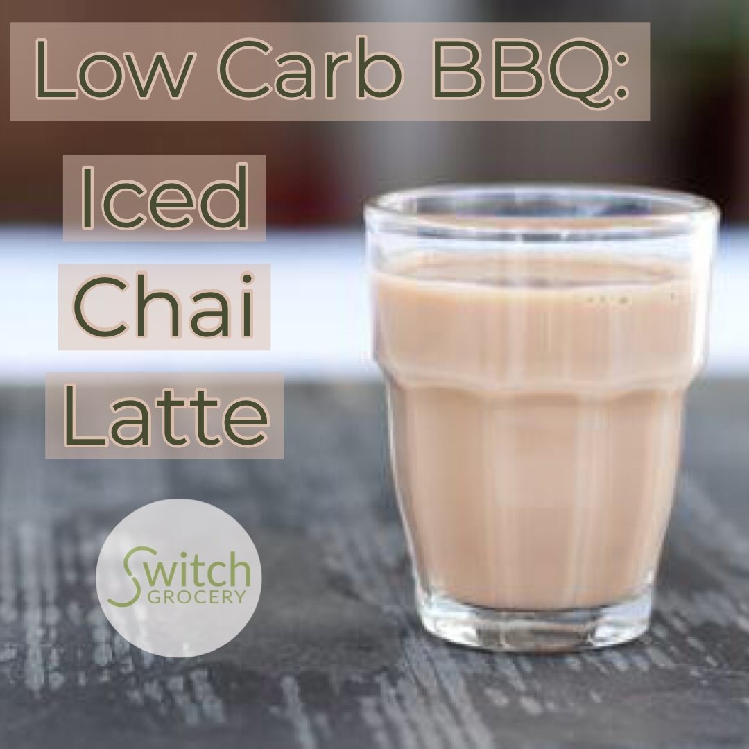 homemade sugar free keto low carb iced chai latte