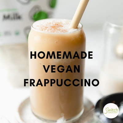 Blended Iced Coffee: Healthy Homemade Vegan and Dairy-Free Frappuccino