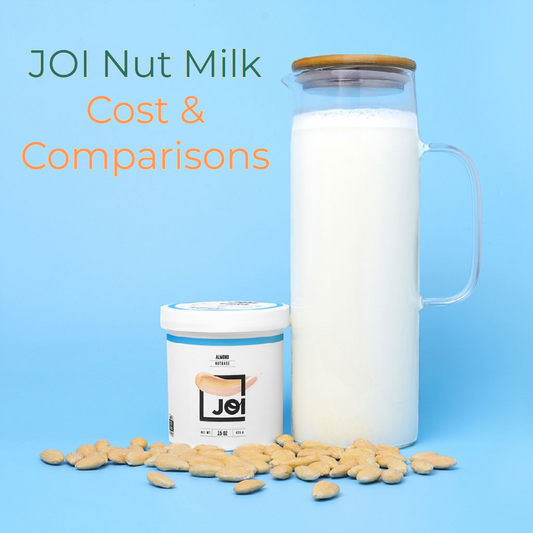 JOI Nut Milk Compared to Other Nutmilks and Budget Blog Post on SwitchGrocery Canada