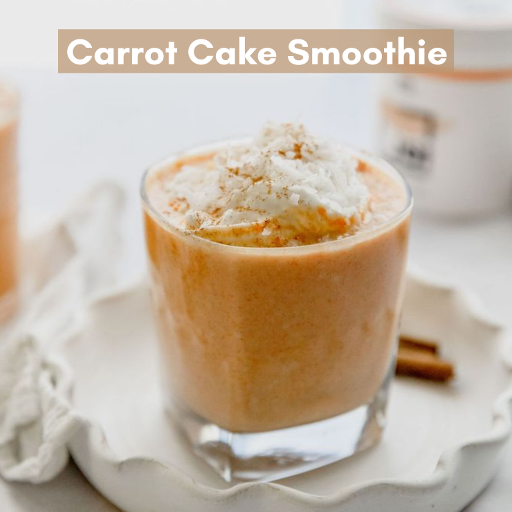 JOI carrot cake smoothie recipe vegan dairy free on SwitchGrocery Canada