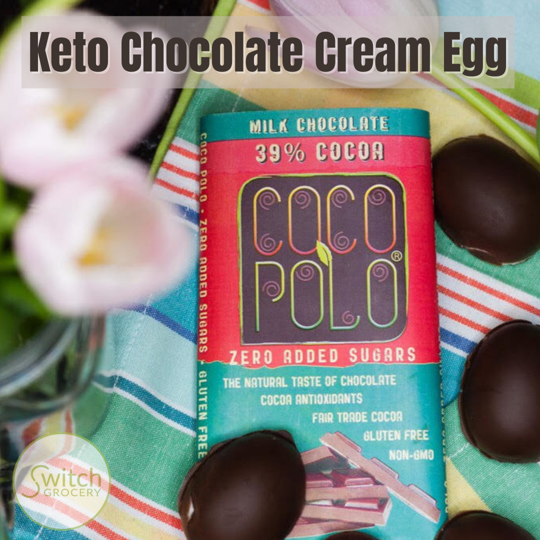 Keto Cream Eggs Recipe Easter Chocolate with Coco Polo by Joanna Keto In Canada