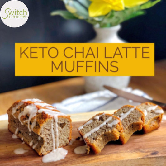 Keto friendly grain free chai latte muffins on SwitchGrocery Canada
