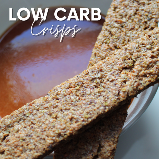low carb Keto cracker crisps recipe