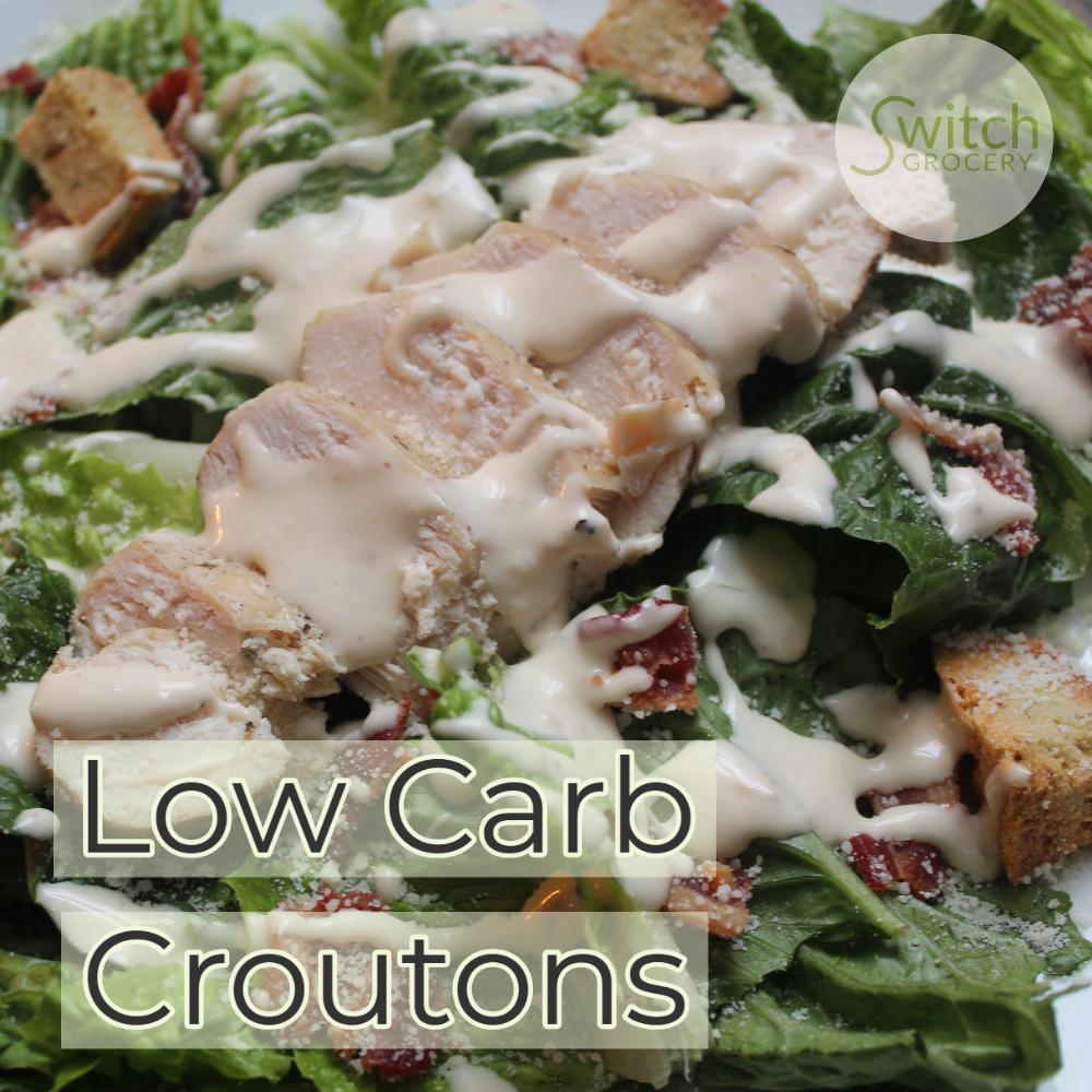 Low Carb, Keto Crackers and Croutons