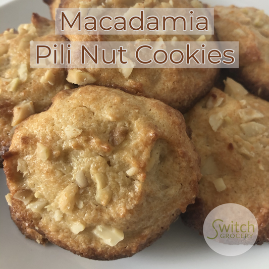 Keto Low Carb Sugar Free Macadamia Nut Cookies