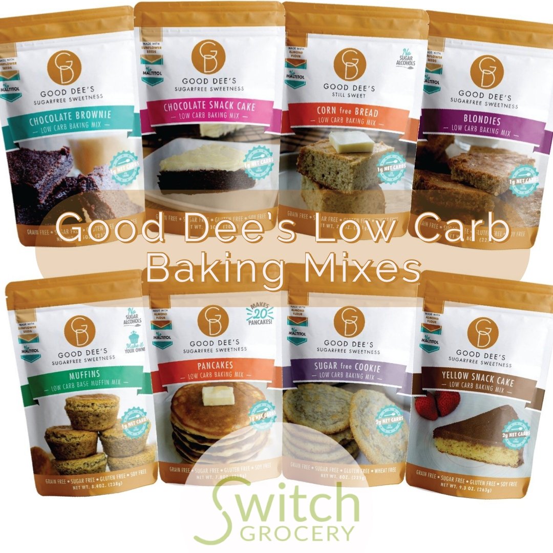 Shop Good Dees Low Carb Baking Mixes Bundle for all Keto Friendly baked goods available on Switch Grocery Canada