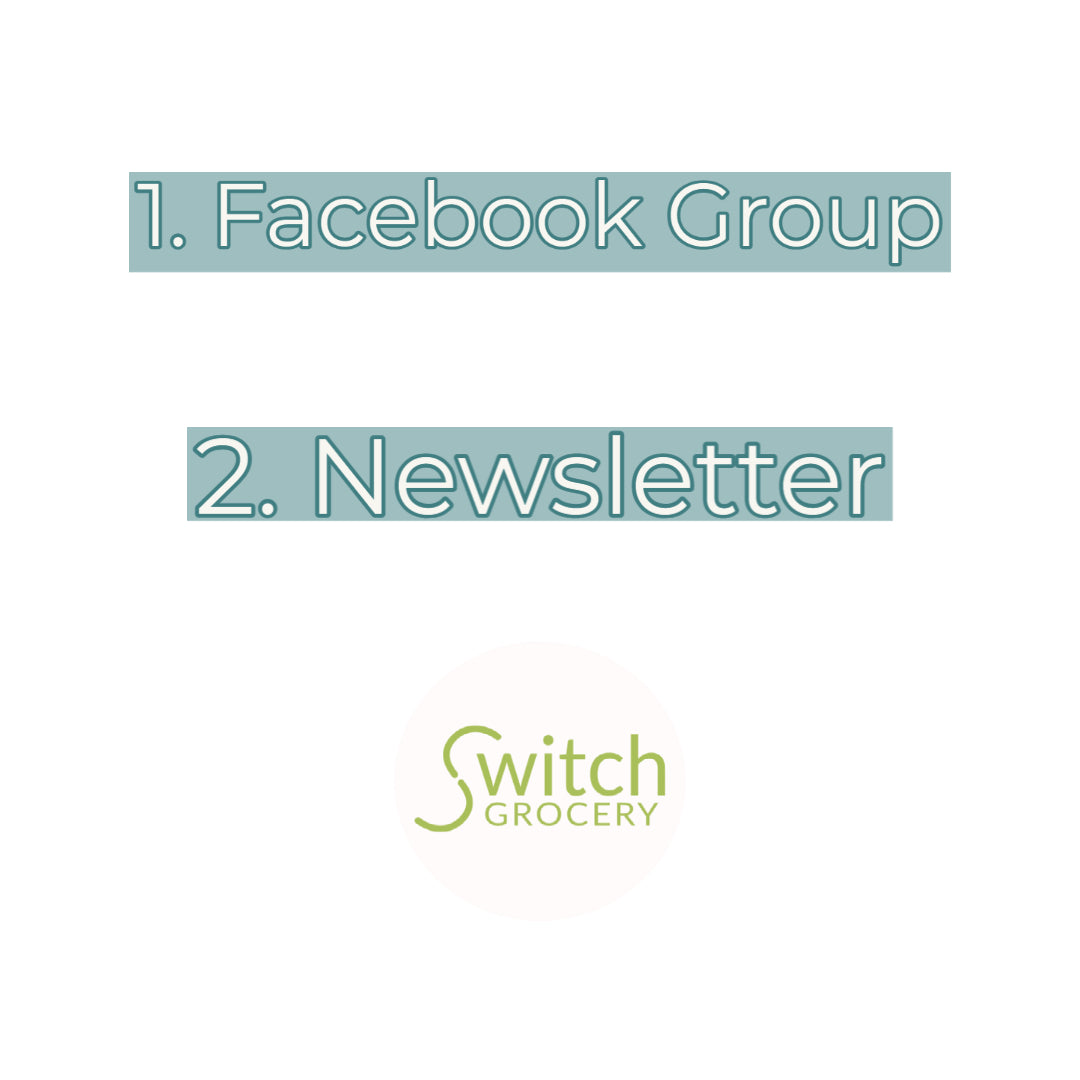 Black Friday Newsletter Sign Up at SwitchGrocery