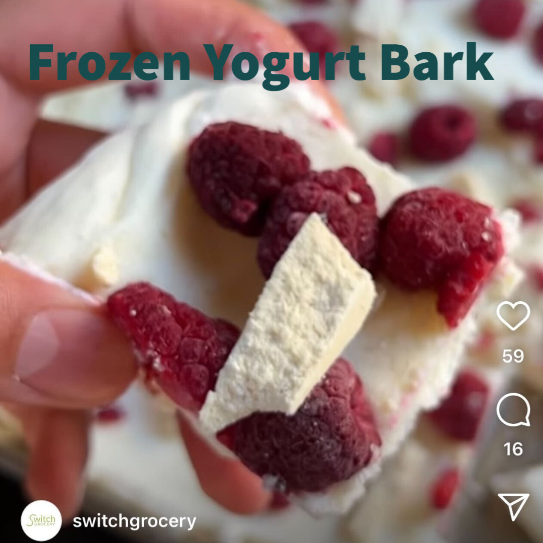Frozen Yogurt Bark - Protein and High Fat Edition
