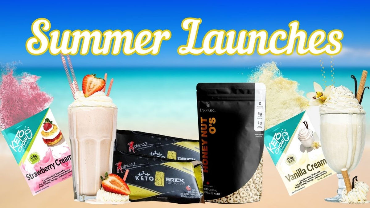 Summer Launches - Keto Shakes, Keto Bricks, and Keto Cereal