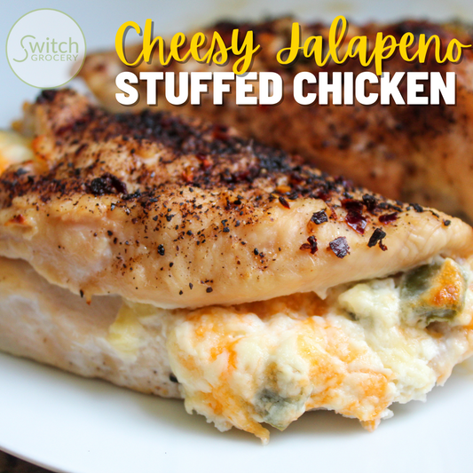 cheesy jalapeño stuffed chicken breast low carb Keto recipe