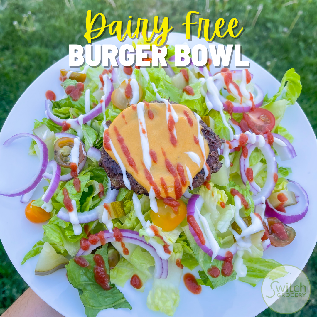 dairy free Keto burger bowl recipe