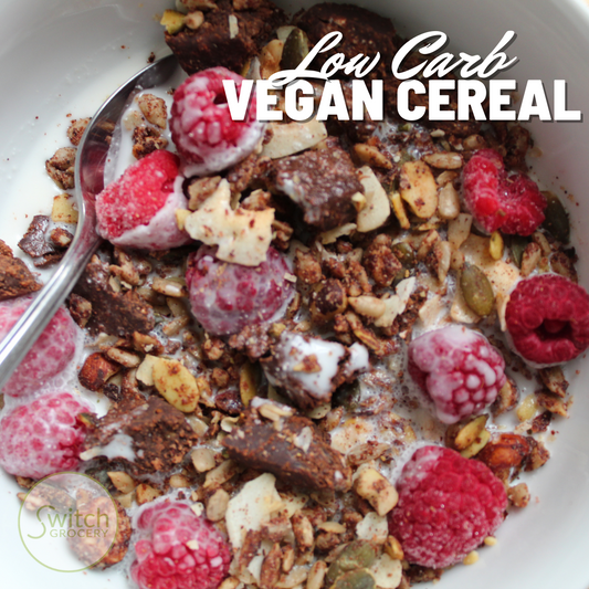 low carb Keto vegan muesli cereal recipe