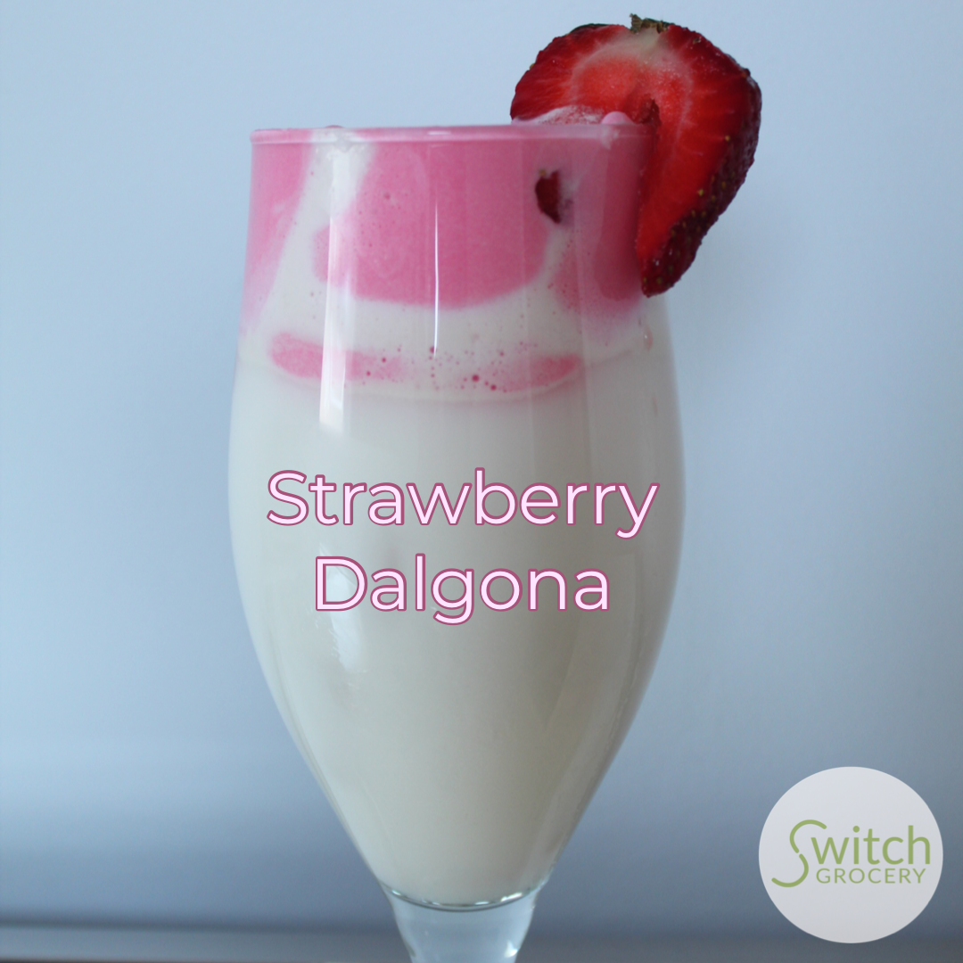 Strawberry Dalgona Drink
