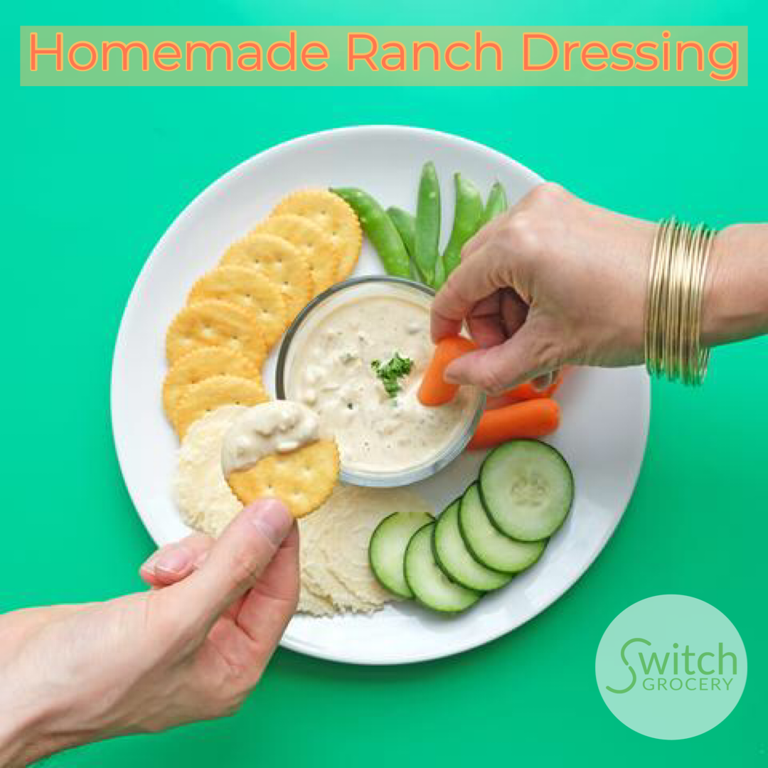 Paleo, Vegan, Keto Ranch Dressing