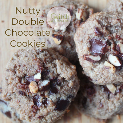 Sugar Free Keto Cookie: Nutty Double Chocolate