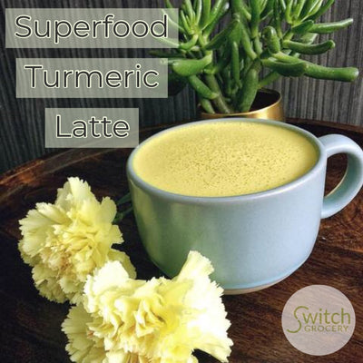 Sugar Free, Superfood Turmeric Latte: 2 Ways