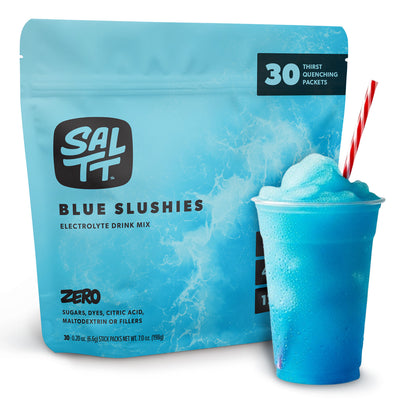 SALTT - Blue Slushie Electrolytes Powder Flavored Drink Mix - 30 Hydration Packets