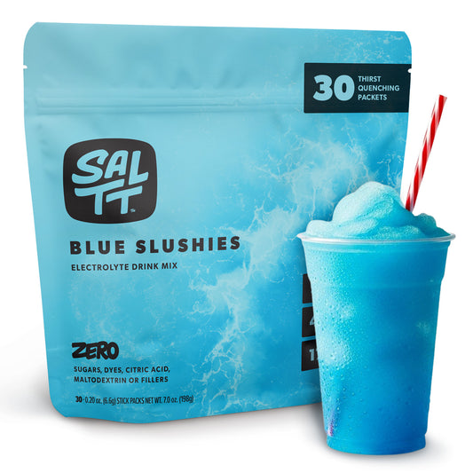 SALTT - Blue Slushie Electrolytes Powder Flavored Drink Mix - 30 Hydration Packets