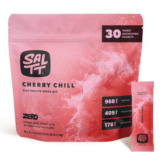 SALTT - Cherry Chill Electrolytes Powder Flavored Drink Mix - 30 Hydration Packets