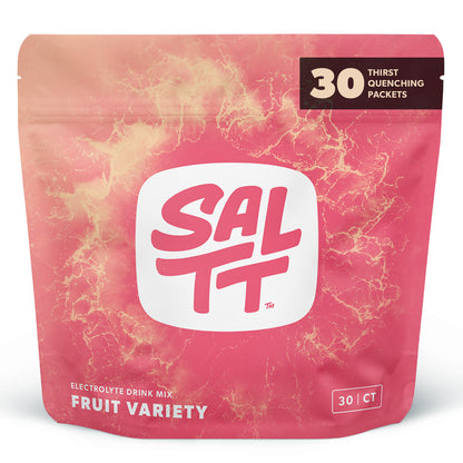 SALTT - Fruit Variety Electrolytes Powder Flavored Drink Mix - 30 Hydration Packets