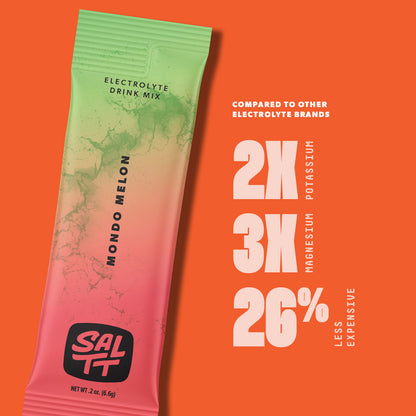 SALTT - Mondo Melon Electrolytes Powder Flavored Drink Mix - 30 Hydration Packets