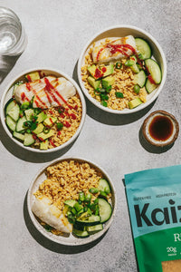 Kaizen Low Carb High Protein Rice IN Use