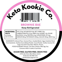 Keto Kookie Brownie Bae Keto Cookie Nutrition