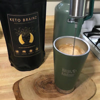 Keto Brainz Nootropic Keto Coffee Creamer Mixing