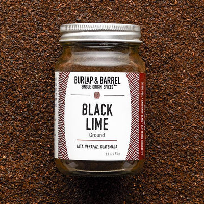 Burlap & Barrel - Ground Black Lime, 1.7oz - Delicious Flavour!