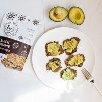Eve's Crackers Black Sesame + avocado on SwitchGrocery Canada