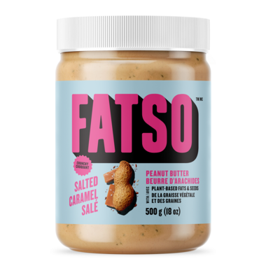 Fatso Crunchy Salted Caramel High Performance Peanut Butter