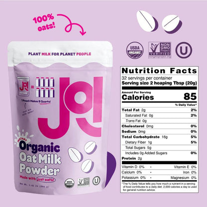 JOI Instant Oat Milk Powder on SwitchGrocery Nutrition
