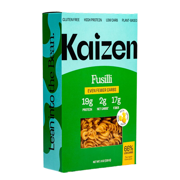 Kaizen 2g net carb low carb pasta Fusilli