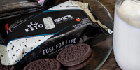 Keto Brick Milk and Cookies Keto Bar on SwitchGrocery In use