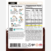 Keto Chow Core Dairy Free Keto Shake Chocolate on SwitchGrocery  Unsweetened Nutrition
